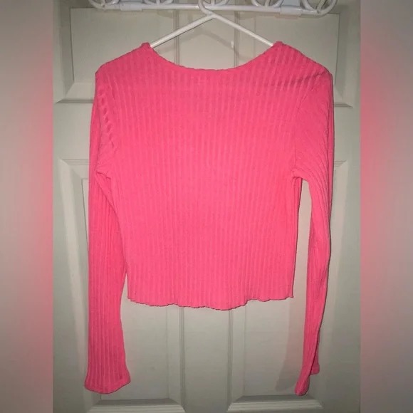 SOLD Hot Pink Long Sleeve - Picture 2 of 3